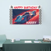 VERJAARDAG RACING AUTO BANNER (Beurs)