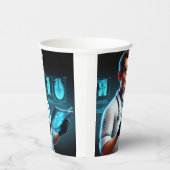 Verjaardag radioloog papieren bekers (Rechts)