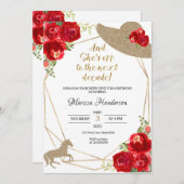 Verjaardag Red Roses Kentucky Derby Kaart (Voorkant / Achterkant)