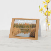 Verjaardag reflecties voor hem kaart (Gele Bloem)