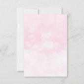 Verjaardag regenboog en kasteel sprookje kaart (Achterkant)