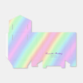 Verjaardag regenbooggradiënt pasta Dank u wel Bedankdoosjes (Uitgevouwen)