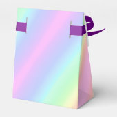 Verjaardag regenbooggradiënt pasta Dank u wel Bedankdoosjes (Achterkant)