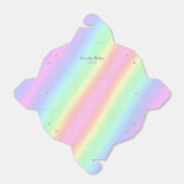 Verjaardag regenbooggradiënt pasta Dank u wel Bedankdoosjes (Uitgevouwen)