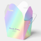 Verjaardag regenbooggradiënt pasta Dank u wel Bedankdoosjes (Geopend)