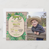 Verjaardag Reptiel Kinderen Verjaardag Lizard Craw Kaart (Voorkant)