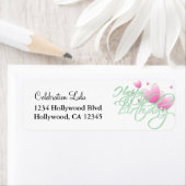 Verjaardag retour adres label (Insitu)