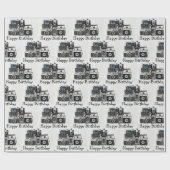 Verjaardag Retro Camera Collectie Cadeaupapier (Vlak)