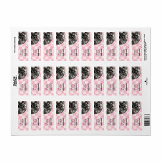 Verjaardag Retro Disco Etiket