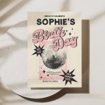 Verjaardag Retro Disco