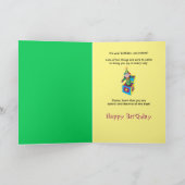 Verjaardag, Retro Jack in de doos Levendige kleure Kaart (Binnen)