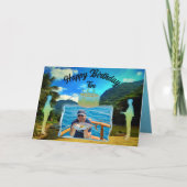 Verjaardag River Vist Boats 0344 Kaart (Voorkant)