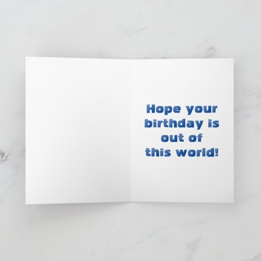 Verjaardag Robot Kaart (Binnen)