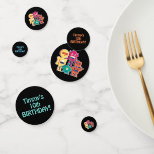 Verjaardag Robot Tafel Confetti