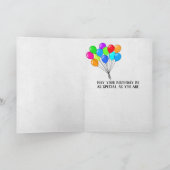 Verjaardag rode lippenstift kus kaart (Binnen)