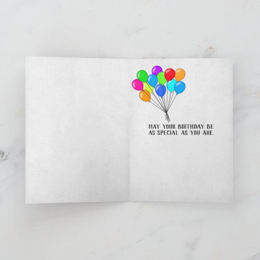 Verjaardag rode lippenstift kus kaart (Binnen)