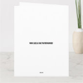 VERJAARDAG ROMANTISCHE LIPPEN voor man Wenskaart Kaart (Achterkant)