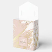 Verjaardag roos goud roze wit goud bedankdoosjes (Geopend)