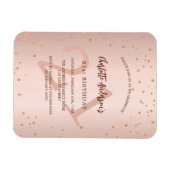 Verjaardag roos gouden sterren leeftijd luxe uitno magneet (Horizontaal)