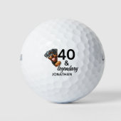 Verjaardag Rottweiler cadeau Golfballen (Voorkant)