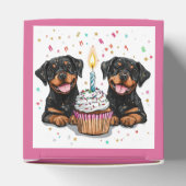 Verjaardag Rottweiler Honden Bedankdoosjes (Bovenkant)