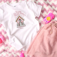 Verjaardag Roze Gingerbread gepersonaliseerd