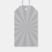 Verjaardag Roze Karate Meisje Cadeaulabel (Achterkant)