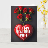 VERJAARDAG ROZEN ROMANTISCHE KAART VROUW (Gele Bloem)