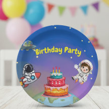 Verjaardag ruimteavontuur