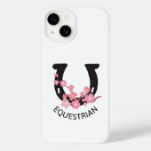 Verjaardag ruitergift paard ruiter hoefijzer Case-Mate iPhone case (Achterkant)