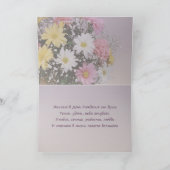 Verjaardag Rus. De bloemenKaart van Daisy en van Kaart (Binnen)