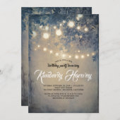 Verjaardag Rustieke Tuinlichten Kaart (Voorkant / Achterkant)