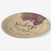 Verjaardag Rustieke Wijngaard Land Papieren Bordje (Gekanteld)