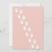 Verjaardag Safari Oerwoud voor meisjes Kaart (Achterkant)