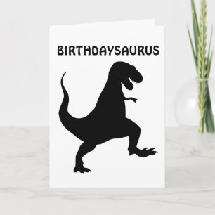 VERJAARDAG SAURUS DINO VERJAARDAG DINOSAURUS KAART