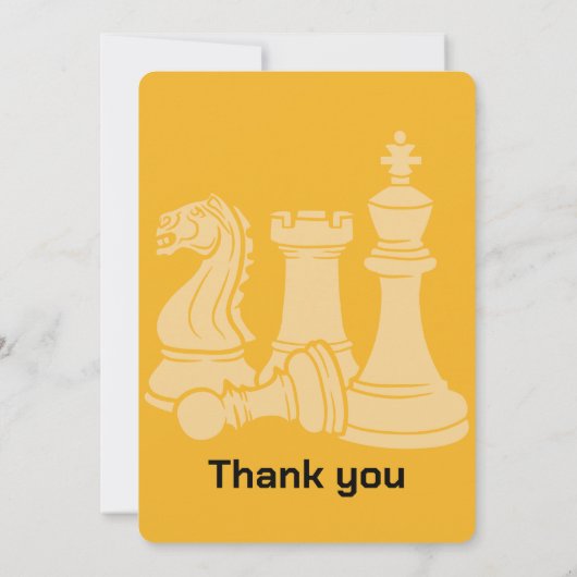 Verjaardag Schaakpartij Uitnodiging Leuk Spel Them (Achterkant)