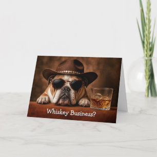 Verjaardag Schattig en Grappig Country Western Bul Kaart
