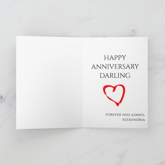 Verjaardag Schattig Stel 🎉 Samen Ouder Worden Car Kaart (Binnen)