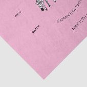 Verjaardag, Schattige en blij Keniaanse Zebras Pin Tissuepapier (Detail)