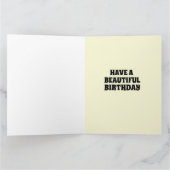 VERJAARDAG SCHATTIGEE CAT CAKE WENSKAART KAART (Binnen)