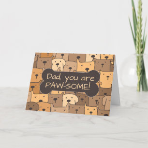 Verjaardag Schattigee honden en woordspeling Kaart