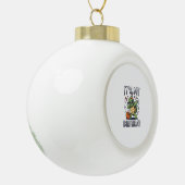 Verjaardag Schildpad Basketbal Feest Vector Ontwer Keramische Bal Ornament (Links)