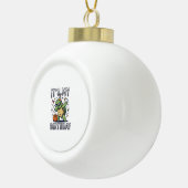 Verjaardag Schildpad Basketbal Feest Vector Ontwer Keramische Bal Ornament (Rechts)