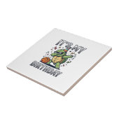 Verjaardag Schildpad Basketbal Feest Vector Ontwer Tegeltje (Zijkant)