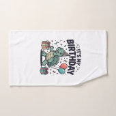 Verjaardag Schildpad Feest Vector Ontwerp_1 Handdoek (Handdoek)