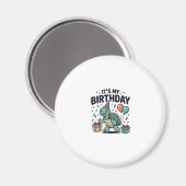 Verjaardag Schildpad Feest Vector Ontwerp_1 Magneet (Voorkant / Achterkant)