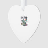 Verjaardag Schildpad Feest Vector Ontwerp_1 Ornament (voorkant)