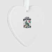 Verjaardag Schildpad Feest Vector Ontwerp_1 Ornament (voorkant)