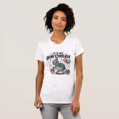 Verjaardag Schildpad Feest Vector Ontwerp_1 T-shirt (Voorkant volledig)