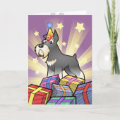 Verjaardag Schnauzer Kaart (Voorkant)